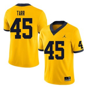 Mens Greg Tarr Yellow Michigan Wolverines #45 College Football 2025 Jerseys 127501-119