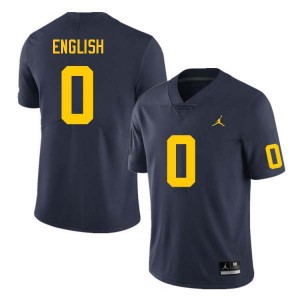 Men Karmello English Navy Michigan Wolverines #0 College Football 2025 Jerseys 804878-873
