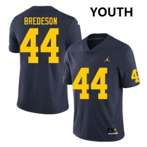 Youth Max Bredeson Navy Michigan Wolverines #44 College Football Limited Jersey 524399-374
